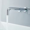 wowow 2 handle chrome roman wall mount bathroom tub filler