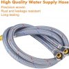 wowow 36 inch lines braided nylon sink hose