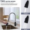 wowow black and brushed nickel kitchen faucet