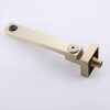 wowow brushed gold swivel wall mount tub filler with hand shower