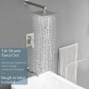 wowow brushed nickel bathtub shower faucet combos