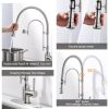 wowow brushed nickel solid brass pre rinse faucet