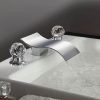 wowow chrome bathroom faucet with crystal knobs