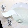 wowow chrome bathroom faucet with crystal knobs