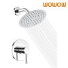 wowow chrome rain shower system