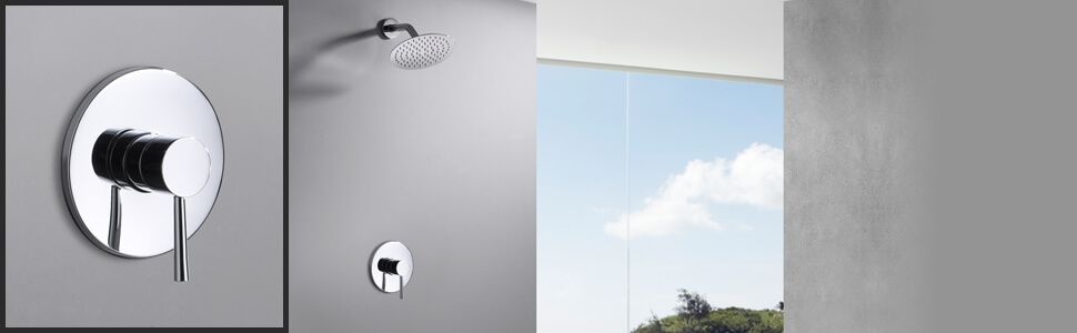 wowow chrome rain shower system