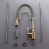 wowow gold chrome solid brass pre rinse faucet