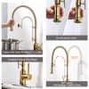 wowow gold solid brass pre rinse faucet