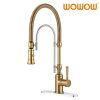 wowow gold solid brass pre rinse faucet