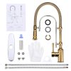 wowow gold solid brass pre rinse faucet