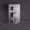 wowow luxury brushed nickel rain shower combo set