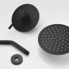 wowow matte black rain shower system