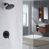 wowow matte black rain shower system