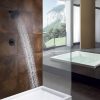 wowow matte black rain shower system