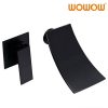 wowow matte black waterfall wall mount bathroom faucet