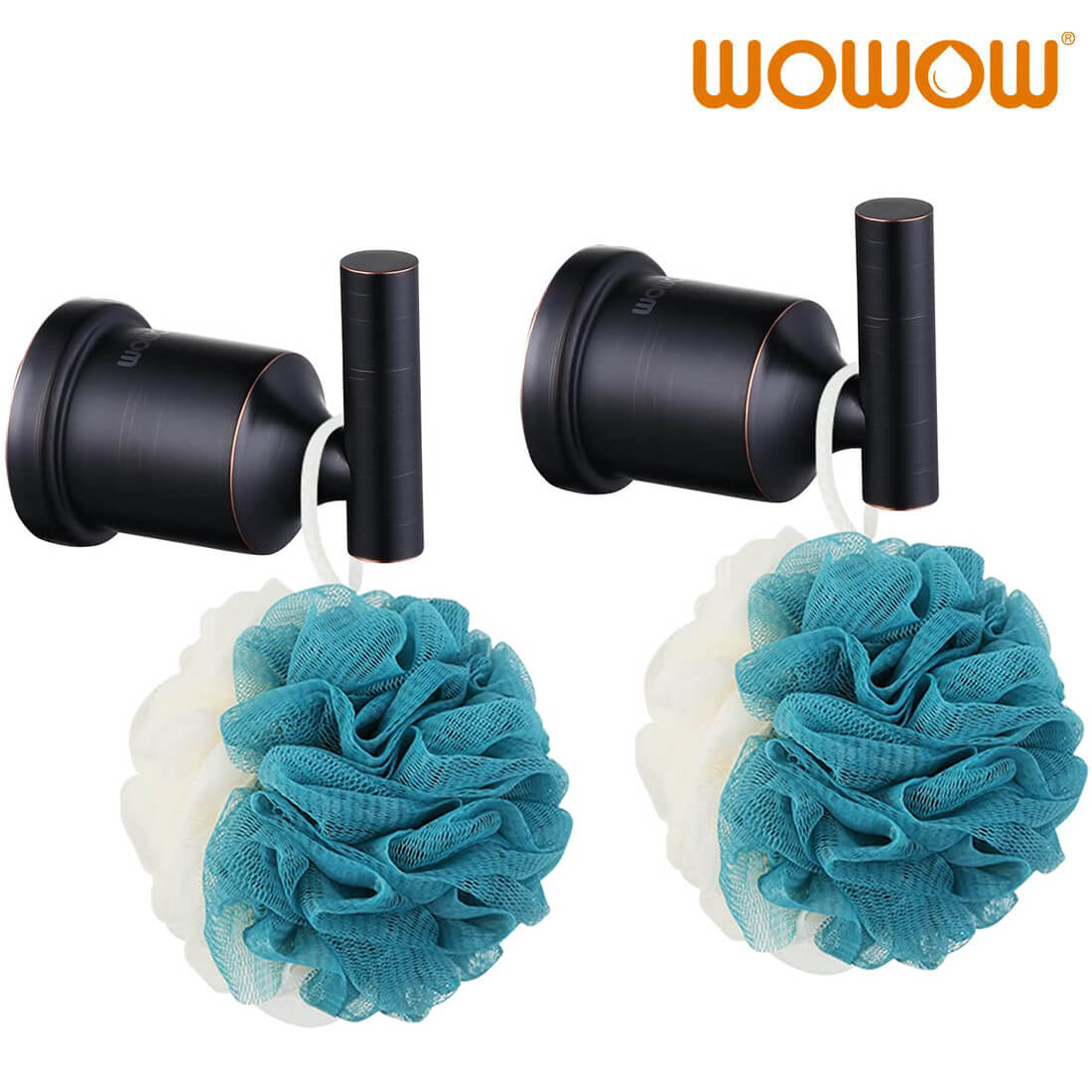 wowow oil rubbed bronze heavy duty towel hooks for bathroom