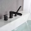 wowow oil rubbed bronze roman tub filler with hand shower