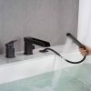 wowow oil rubbed bronze roman tub filler with hand shower