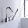 wowow roman tub faucet with hand shower