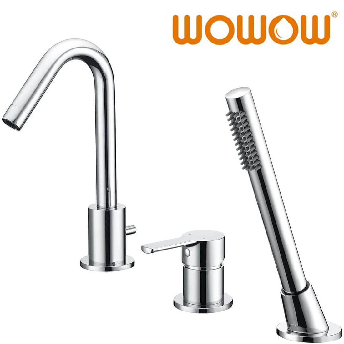 wowow roman tub faucet with hand shower
