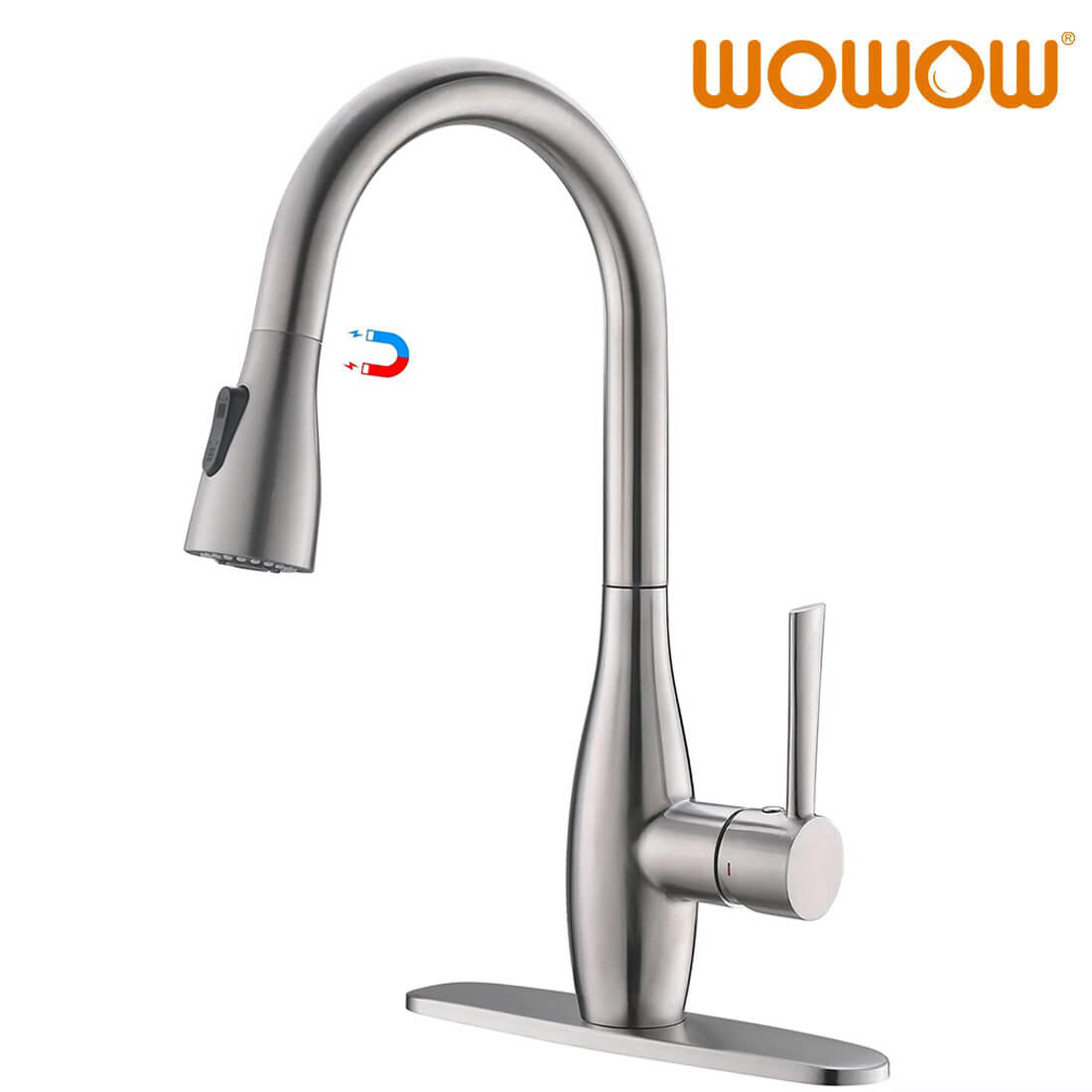 wowow stainless steel rv kitchen faucet