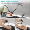wowow touch kitchen sink faucet with pull out sprayer