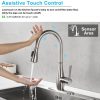 wowow touch kitchen sink faucet with pull out sprayer