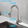 wowow touch kitchen sink faucet with pull out sprayer