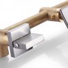 wowow wall mount waterfall 3 hole brushed nickel bathtub faucet