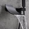 wowow wall mount waterfall tub faucet with hand shower