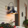 black gooseneck barn dusk to dawn sensor outdoor wall lights