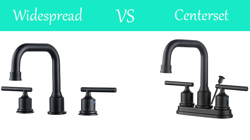 widespread vs centerset faucets