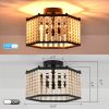 wowow boho farmhouse wood bead chandelier ceiling light fixture