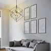 wowow geometric cube pendant light