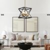 wowow geometric lantern chandelier