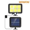 wowow ip65 waterproof solar security light with motion sensor