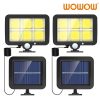 wowow ip65 waterproof solar security light with motion sensor