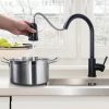 wowow matte black kitchen faucet spray head replacement