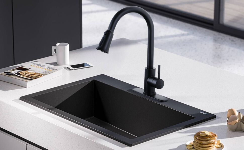 WOWOW Matte Black Kitchen Faucet Spray Head Replacement 13 wowow matte black kitchen faucet spray head replacement