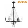 wowow modern elegant glass crystal chandelier