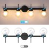 wowow modern industrial black wall lights vanity lighting fixtures