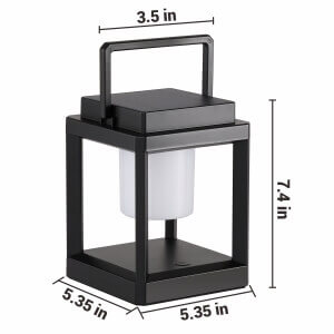 wowow portable waterproof outdoor solar hanging lantern