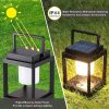 wowow portable waterproof outdoor solar hanging lantern