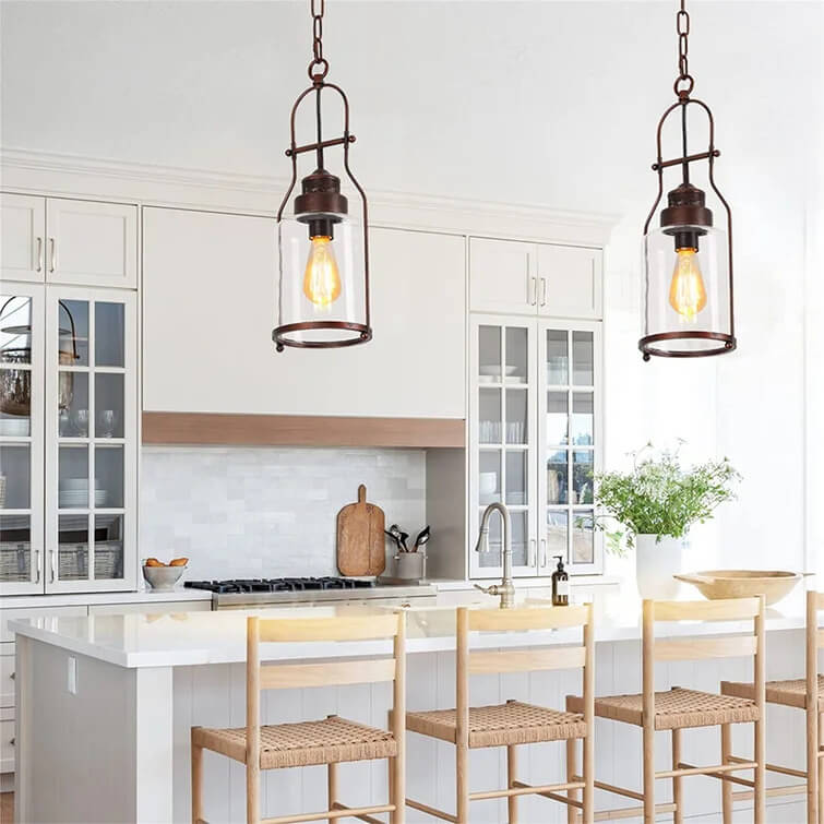 wowow vintage antique brass and glass pendant light fixtures