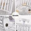 wowow wood beaded white boho farmhouse ceiling light fixtures