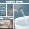 wowow chrome freestanding tub filler with handheld shower mixer taps swivel spout