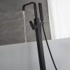 wowow high arc oil rubbed bronze freestanding tub filler faucet with hand shower