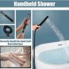 wowow oil rubbed bronze freestanding tub filler with handheld shower mixer taps swivel spout