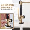 wowow gold commercial spring kitchen faucet with pre rinse sprayer