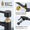 wowow matte black deck mount pot filler faucet over stove